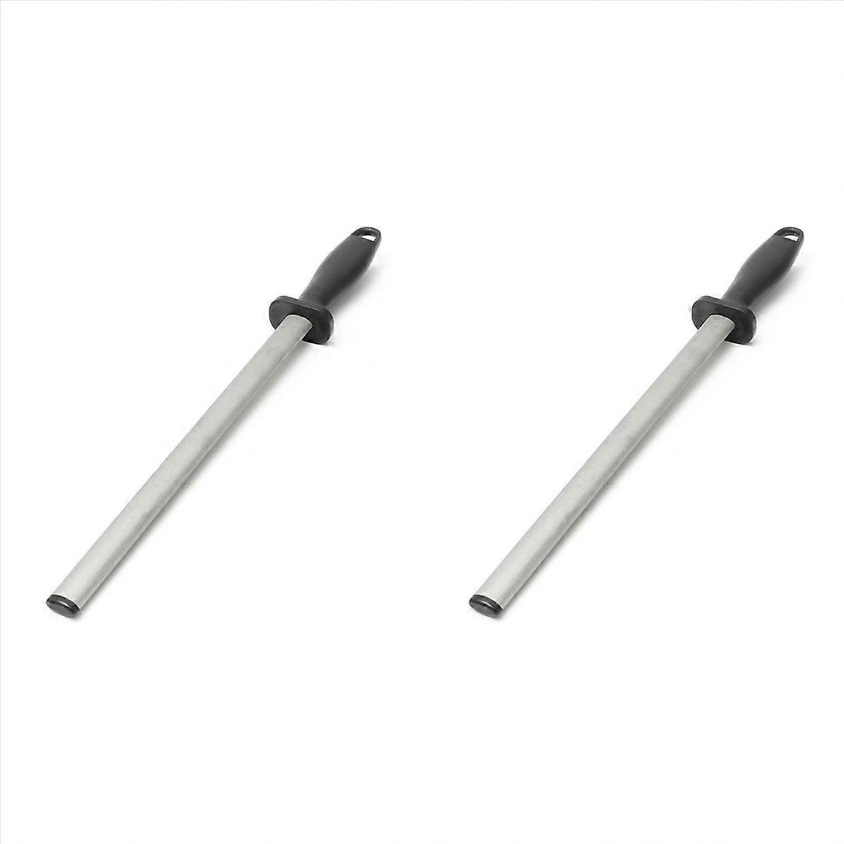 600 Kitchen Grit Diamond Knife Sharpener Sharpening Steel Rod Stone