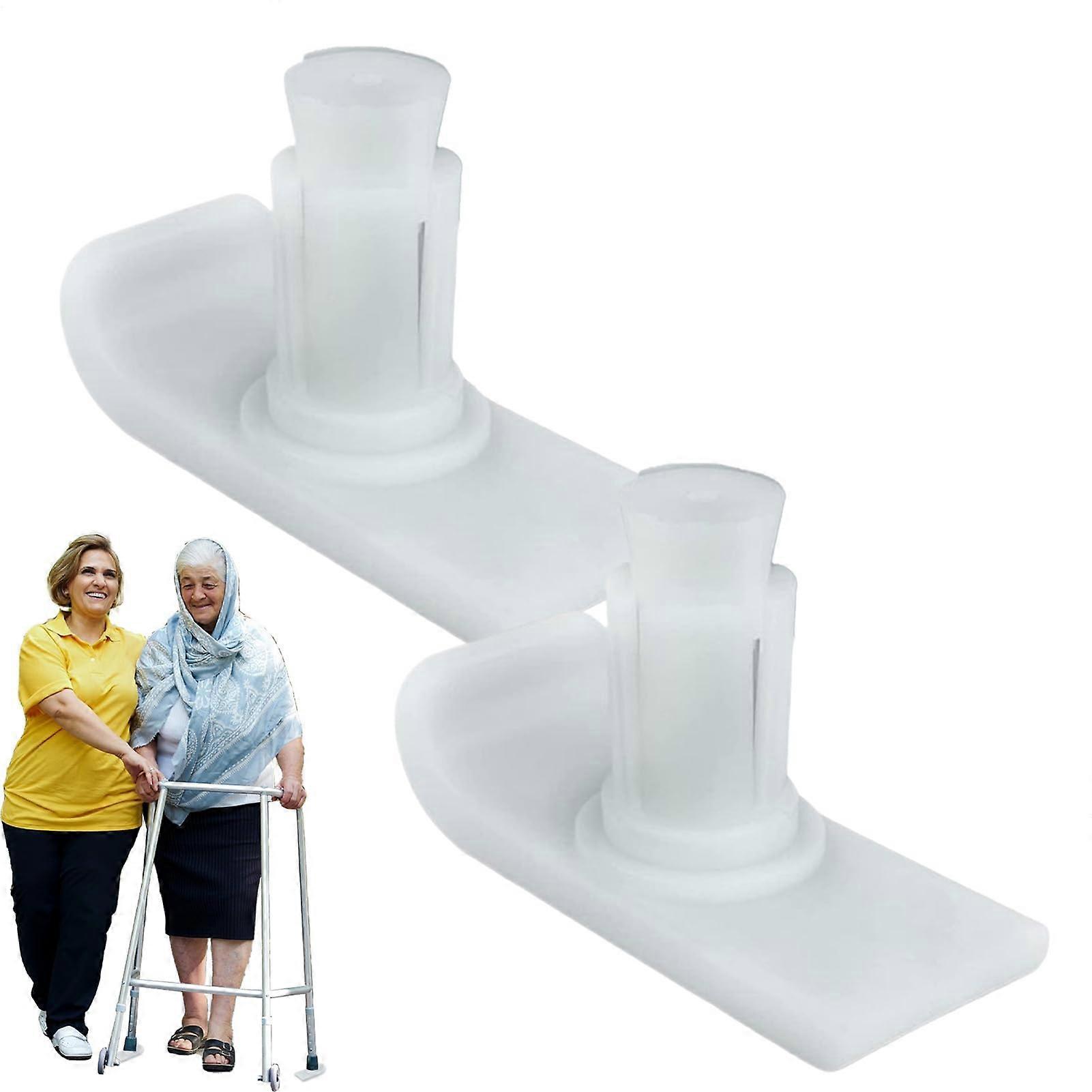 Skis Walking Frame Foot Pads NonSlip Rollator Gliders Set Of 2 For Tiles Carpet And Concrete
