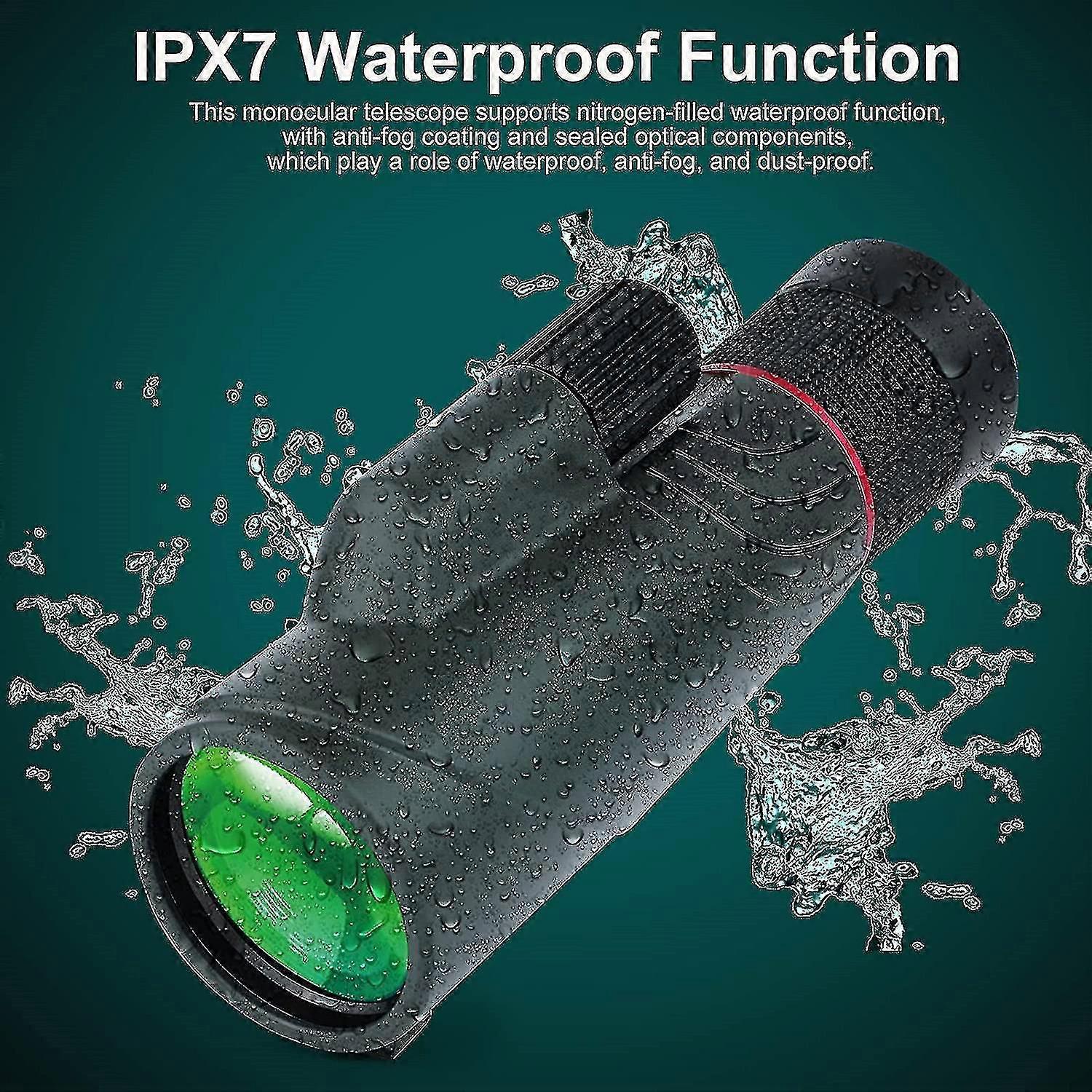 Monocular Telescope 10-20x50 Powerful Monocular, High Power Vision For