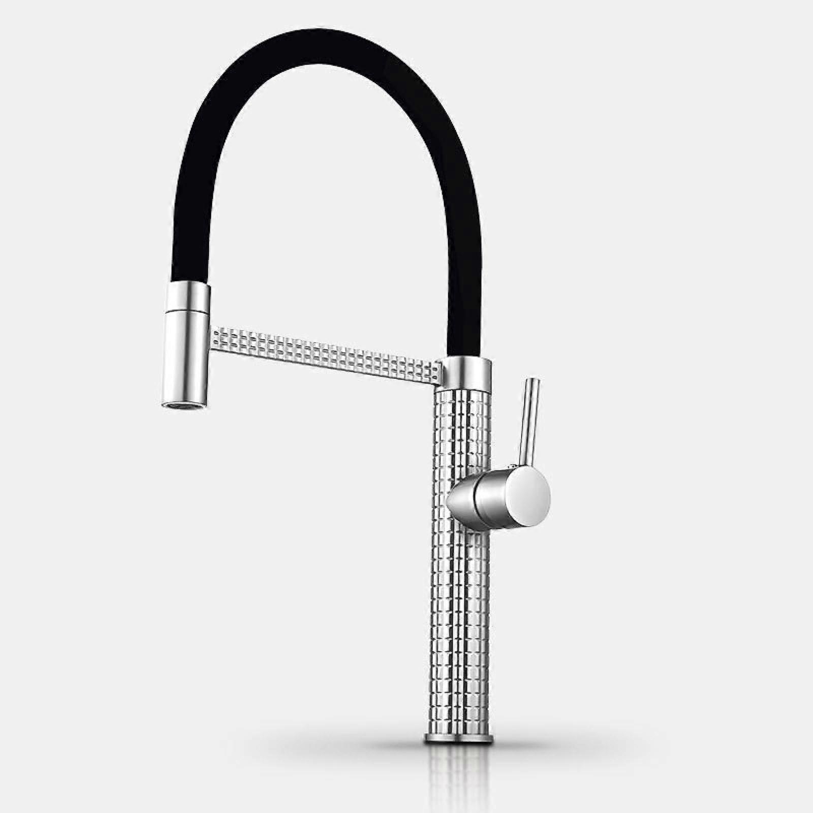 Pullable Kitchen Faucet Hot And Cold Water Rotatable Telescopic 60cm Inlet Pipe For Kitchen Sink