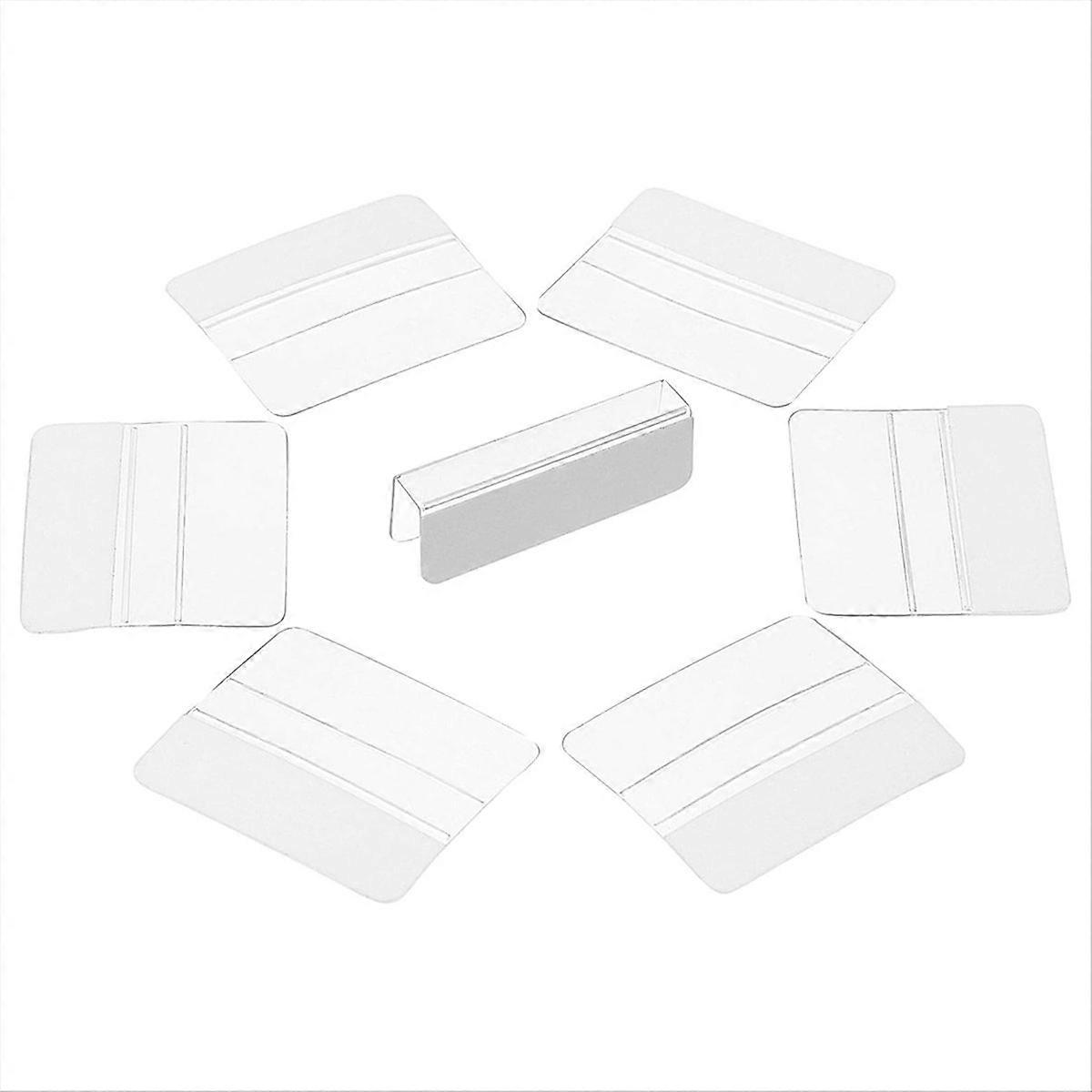 Plastic Earrings Card Adapter Self-Adhesive Jewelry Display Adapter for Women Girls Earrings Necklace 100PCS