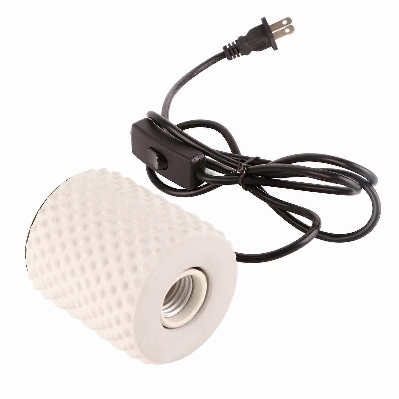 Vintage Table Lamp Base E26 E27 Base Holder Small Cement Desk Lamp Base With Switch For Home Lighting Decor  85‑265V