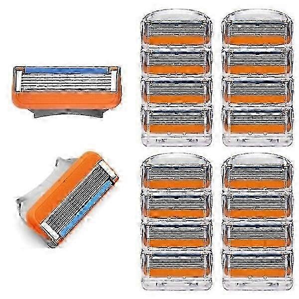 Nye 16-pakning barberblader til Fusion 5 Premium Quality Replacement