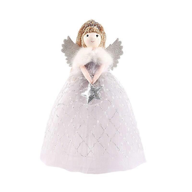 Christmas Tree Toppers Doll Party Tree Top Desktop Decoration for New Year