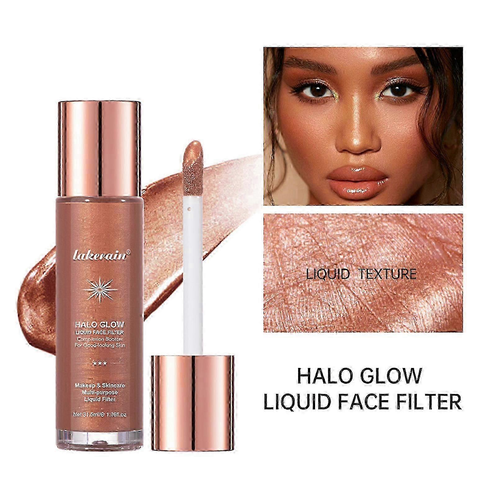 Liquid Face Filter with Shimmer Finish Long Lasting Lightweight Highlighter for a Radiant & Refreshed Glow