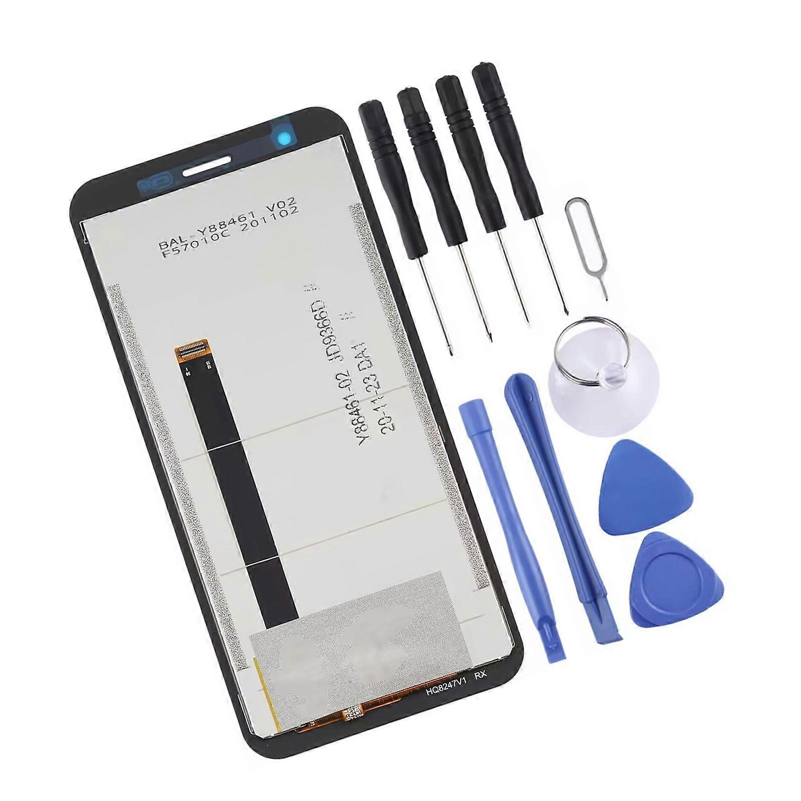 Mobile Phone Replacement Digitizer with Repair Tools for BV5100 LCD Screen and Digitizer Full Assembly Multicolor