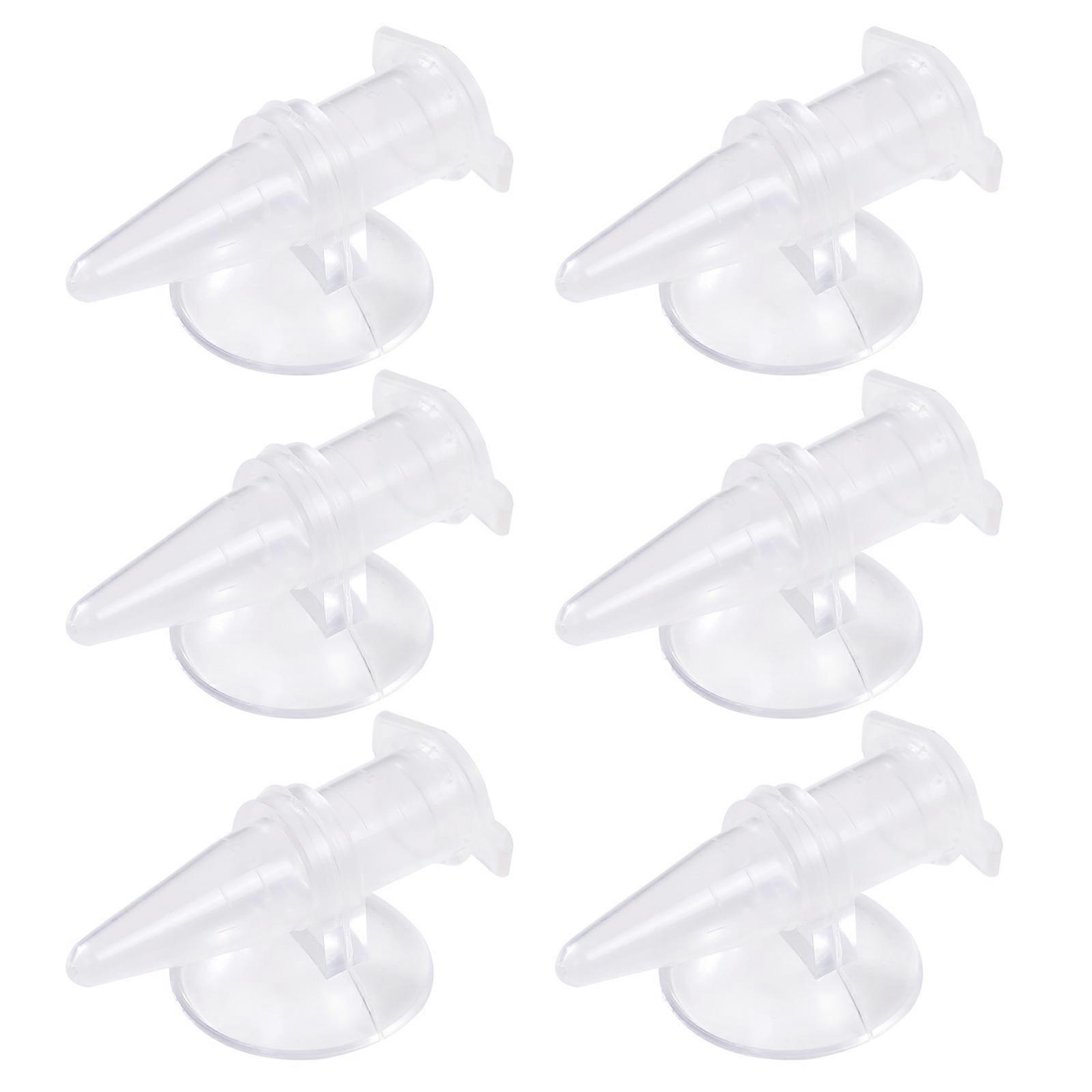 Pack of 6 Reusable Shrimp Feeders with Suction Cup Designs for Fishtanks to Prevent Food Scattering and Waste Multicolor