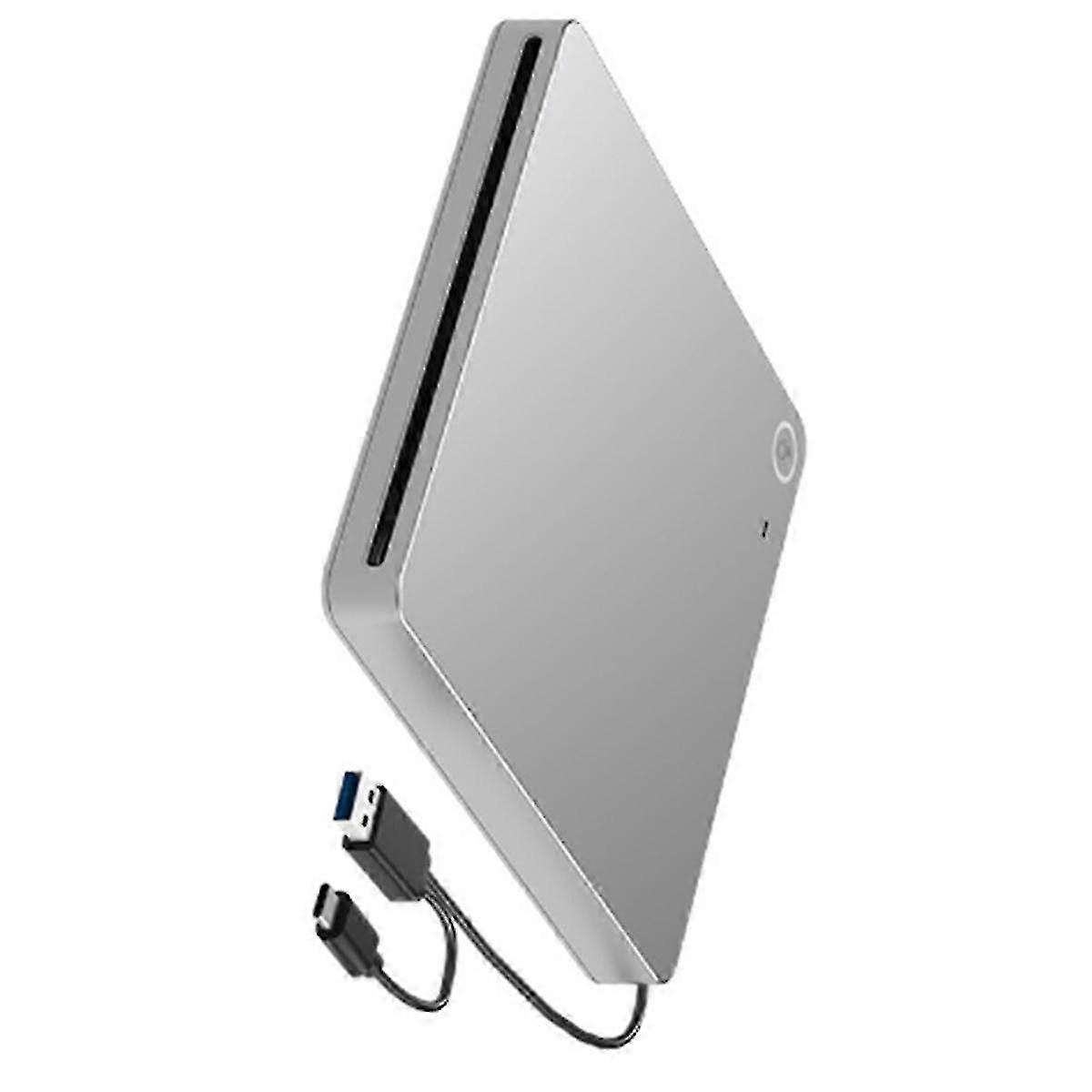 外付け3DブルーレイDVDドライブ、USB 3.0およびType-C Blu Ray CD DVDドライブプレーヤーウルトラスリムスロットインCD