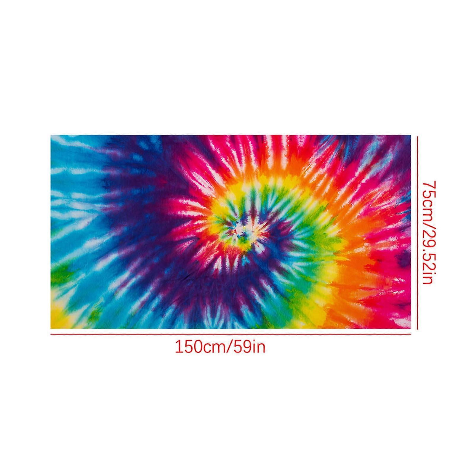 WJHWSX Beach Towels,Beach Towels Oversized,Absorbent,Contemporary,Rectangle,polyester,Multi-color,75*150cm