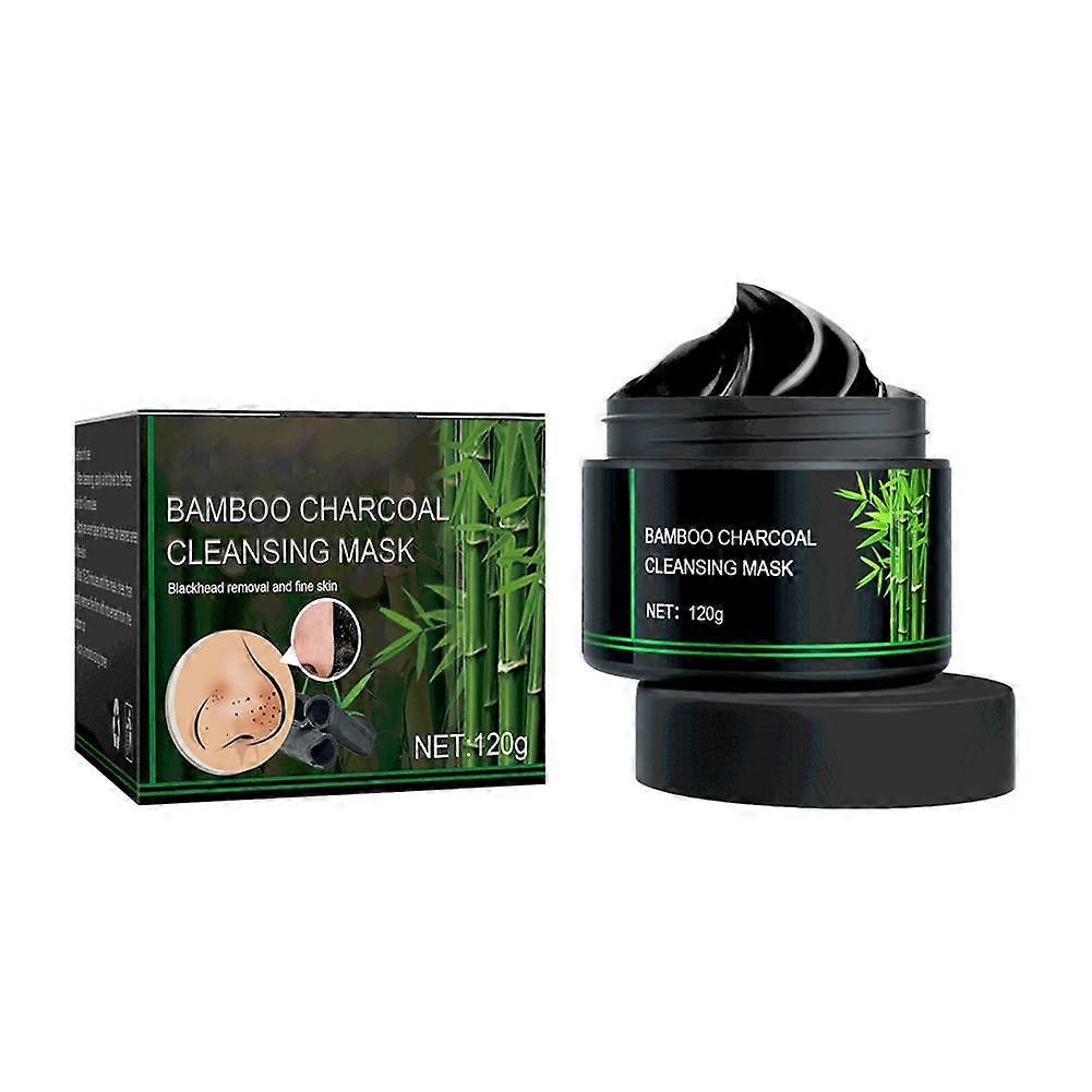 Bamboo Charcoal Peel Off Mask Deep Cleansing For Blackheads Oil Control Pore Refining All Skin Types