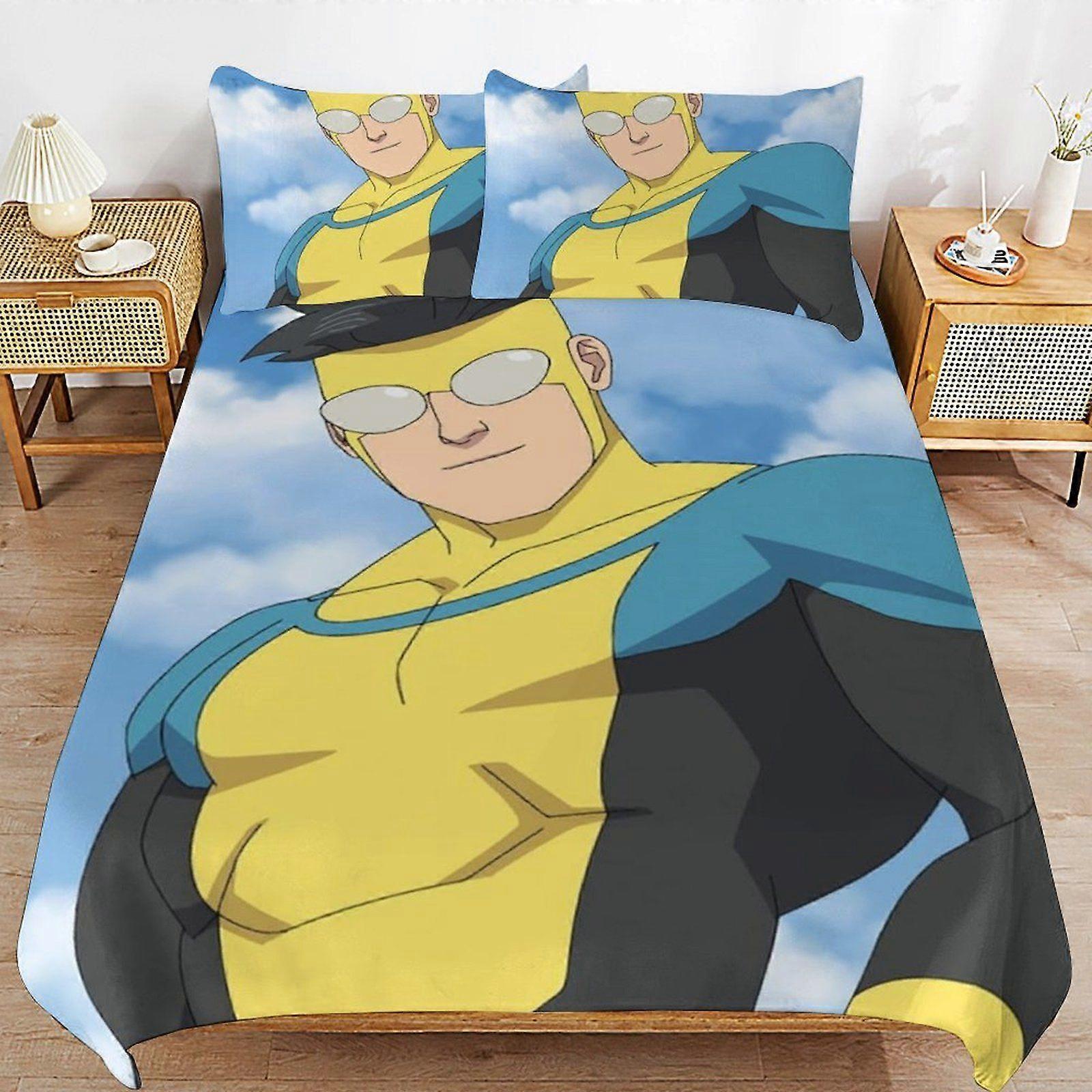 d450 Invincible Smooth Fabric Durable Zipper Comfortable Texture Machine Washable Duvet Cover Sets for Bed b450