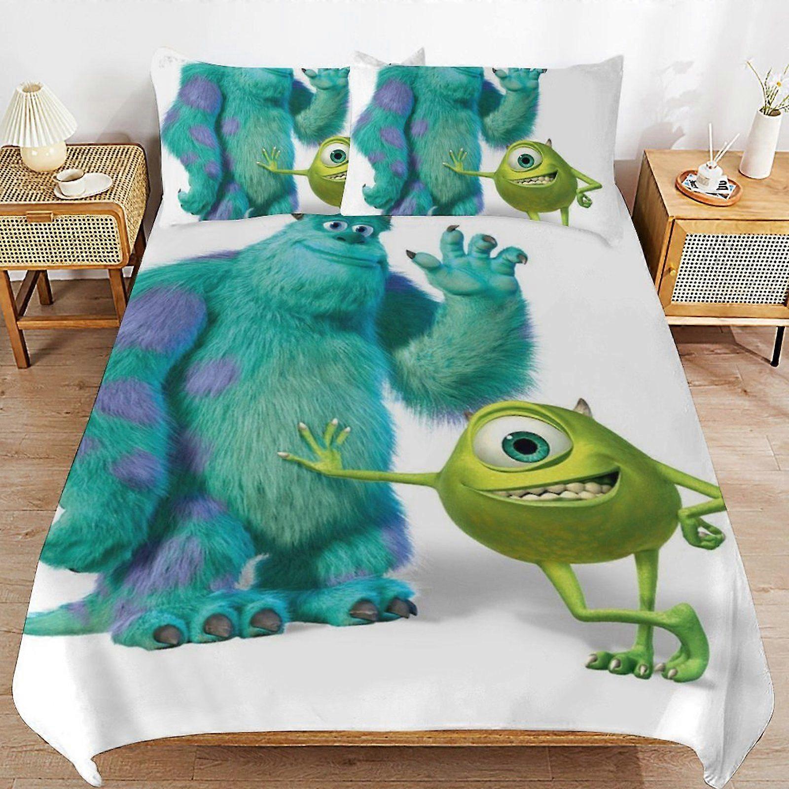 o130 Monsters, Inc Long Term Use Quality Handling Minimal Style Smooth Fit Duvet Cover Sets Modern Touch d130