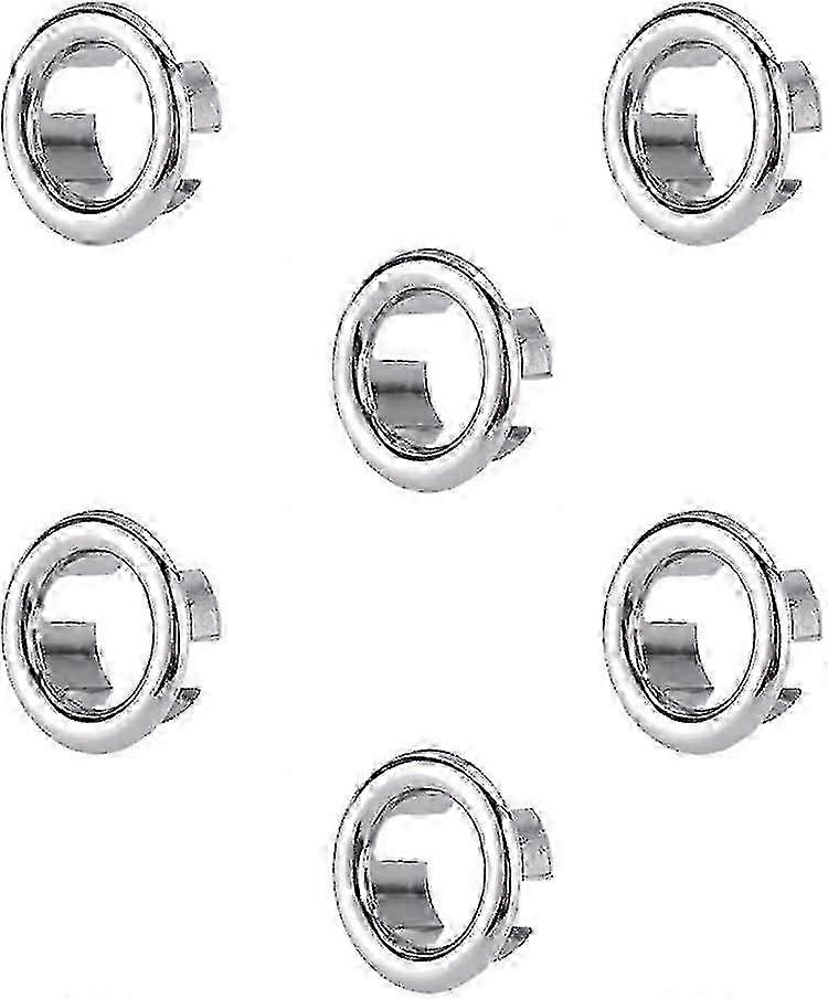 Sink Overflow Ring, 6 Pcs Sink Overflow Ring Overflow Cover, Sink Overflow Rings, For Bath, Kitchen, Sink