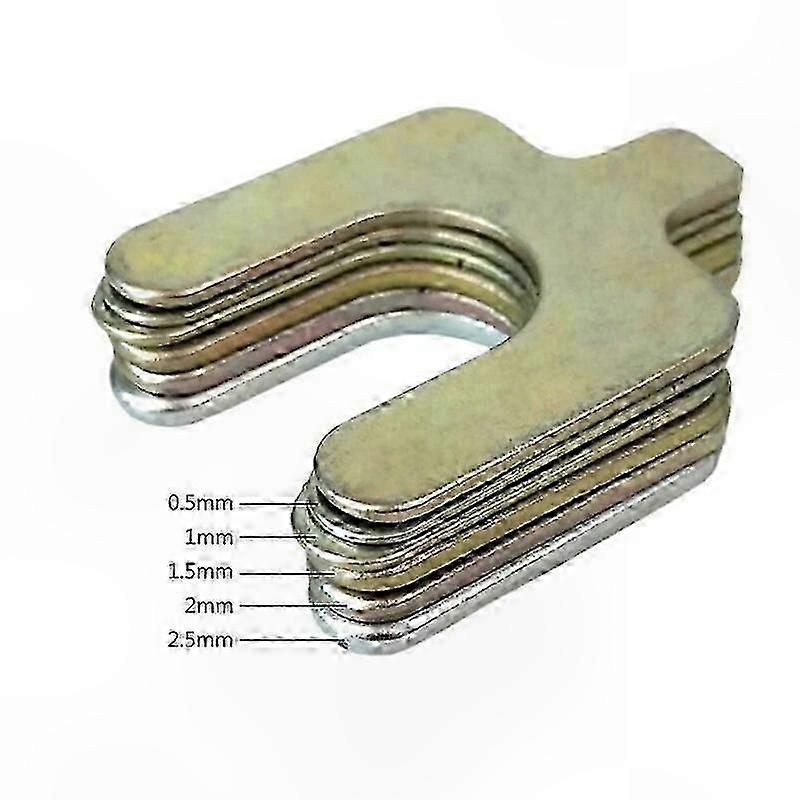50 Pack U-Shaped Shims for Four-Wheel Alignment Auto Adjustment Washers