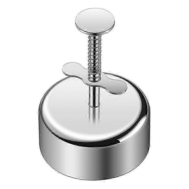 Polvoron Molder Filipino 304 Stainless Steel Cookie Press With Spring Handle For Ensaymada Mooncakes
