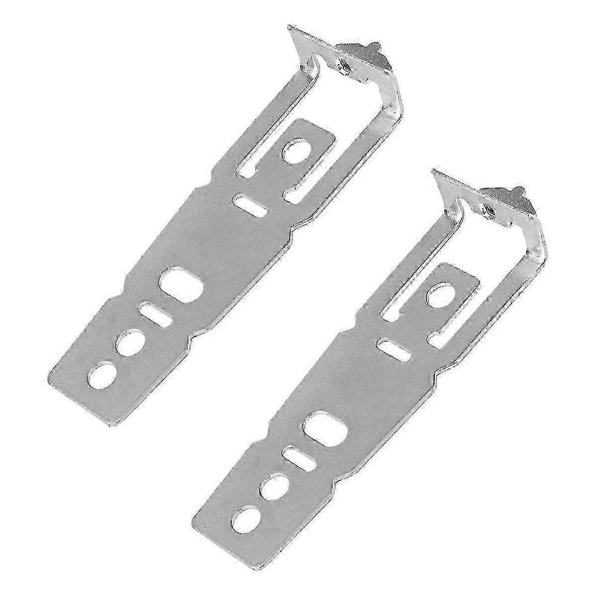 2Pcs Dishwasher Fastening Bracket with Mounting Clips for Quartz Countertop, Part No. WD01X27759