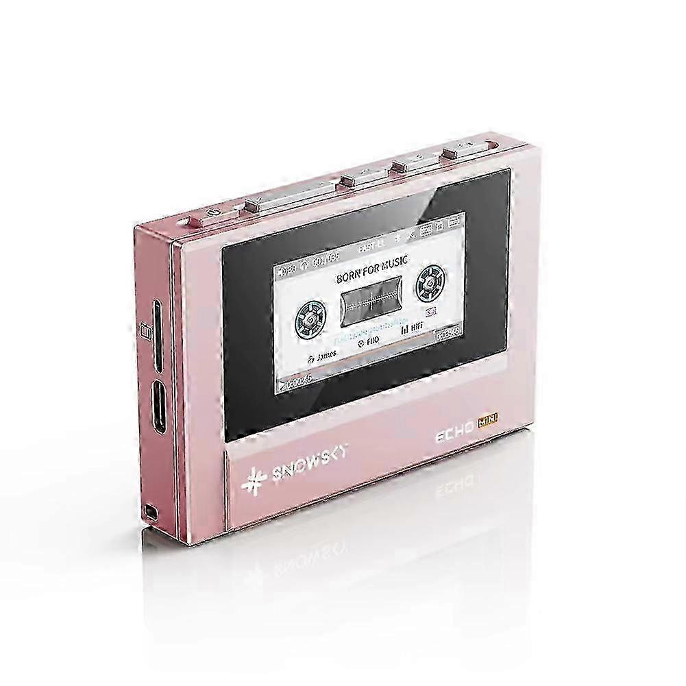 Snowsky Echo Mini Music Player Wireless Bluetooth Mp3 Player Audio Portable Custom Mini Music Player Mp3 Game Accessories Pink