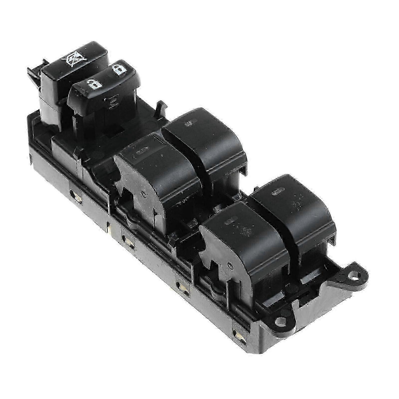 Power Window Switch Front Left Black Plastic 20 P 6 Buttons Male For Lexus Ct200h