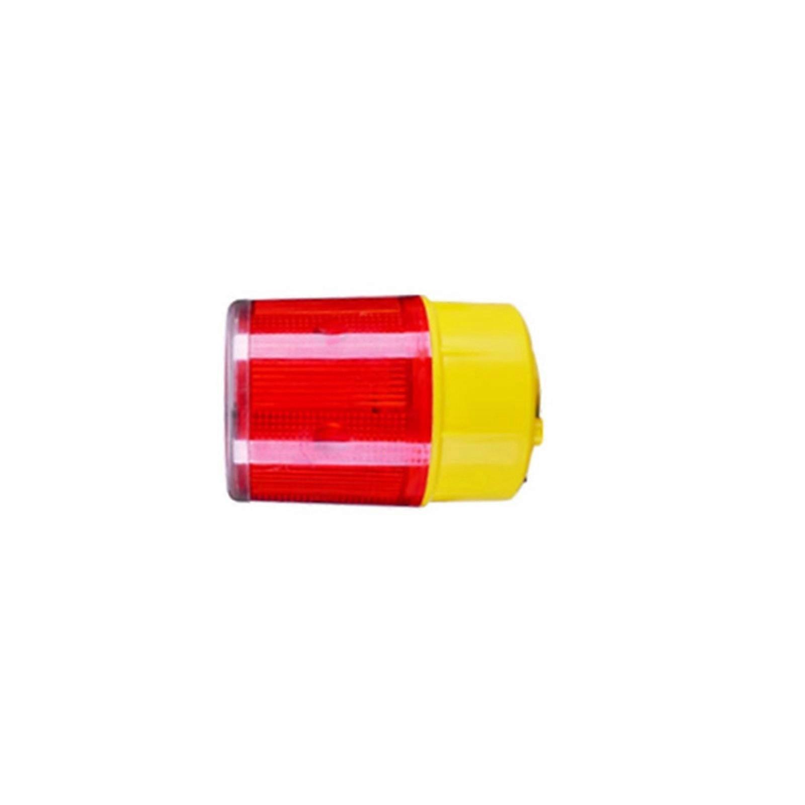 Flashing Lamp Road Traffic Barrier Signal Warning Light Solar Powered LED Warning Light Safety Flashing Light Multicolor