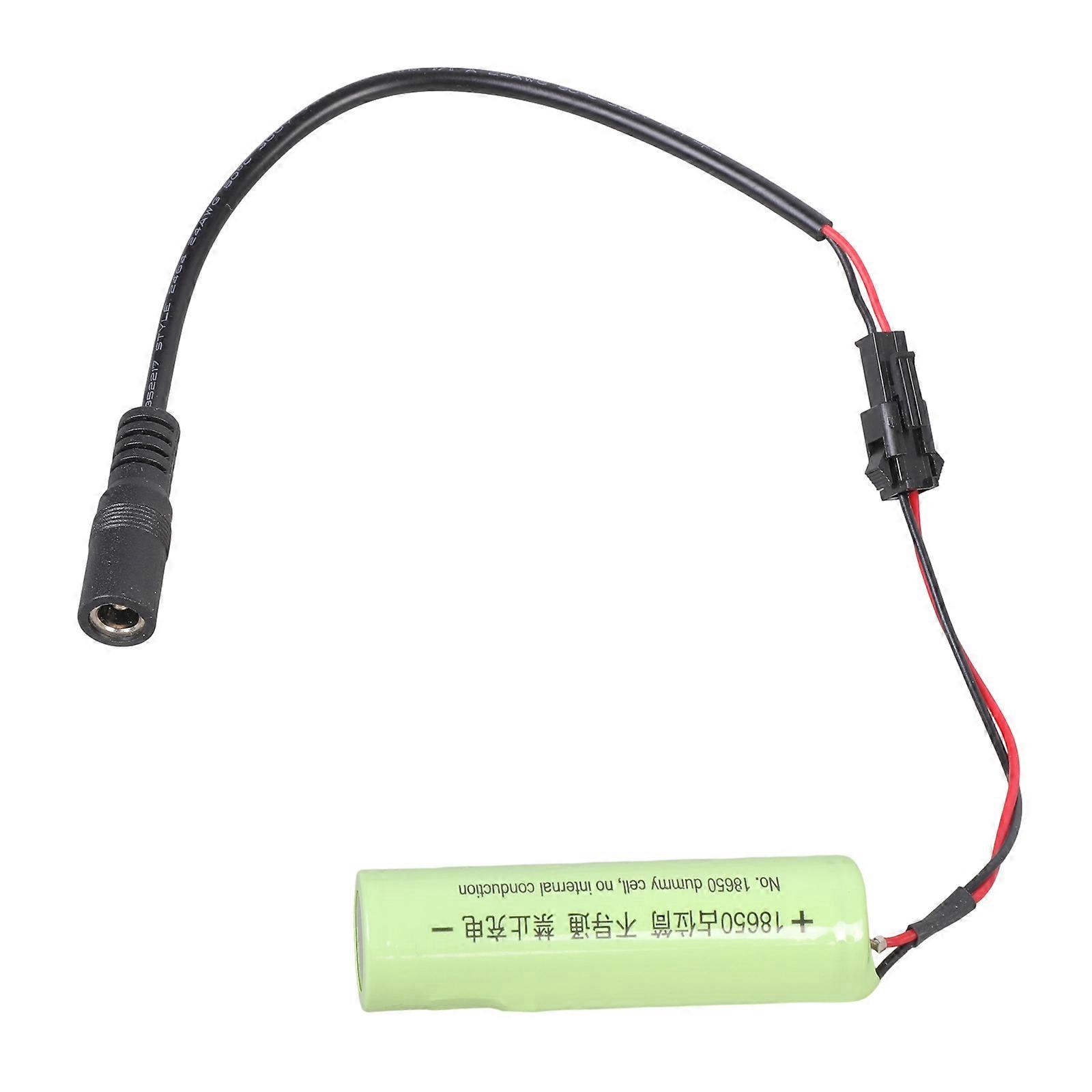 Not Conductive 0V 18650 Plastic Dummy Battery With 28cm Wire For Safe Overcharge Proof Device Powering Multicolor