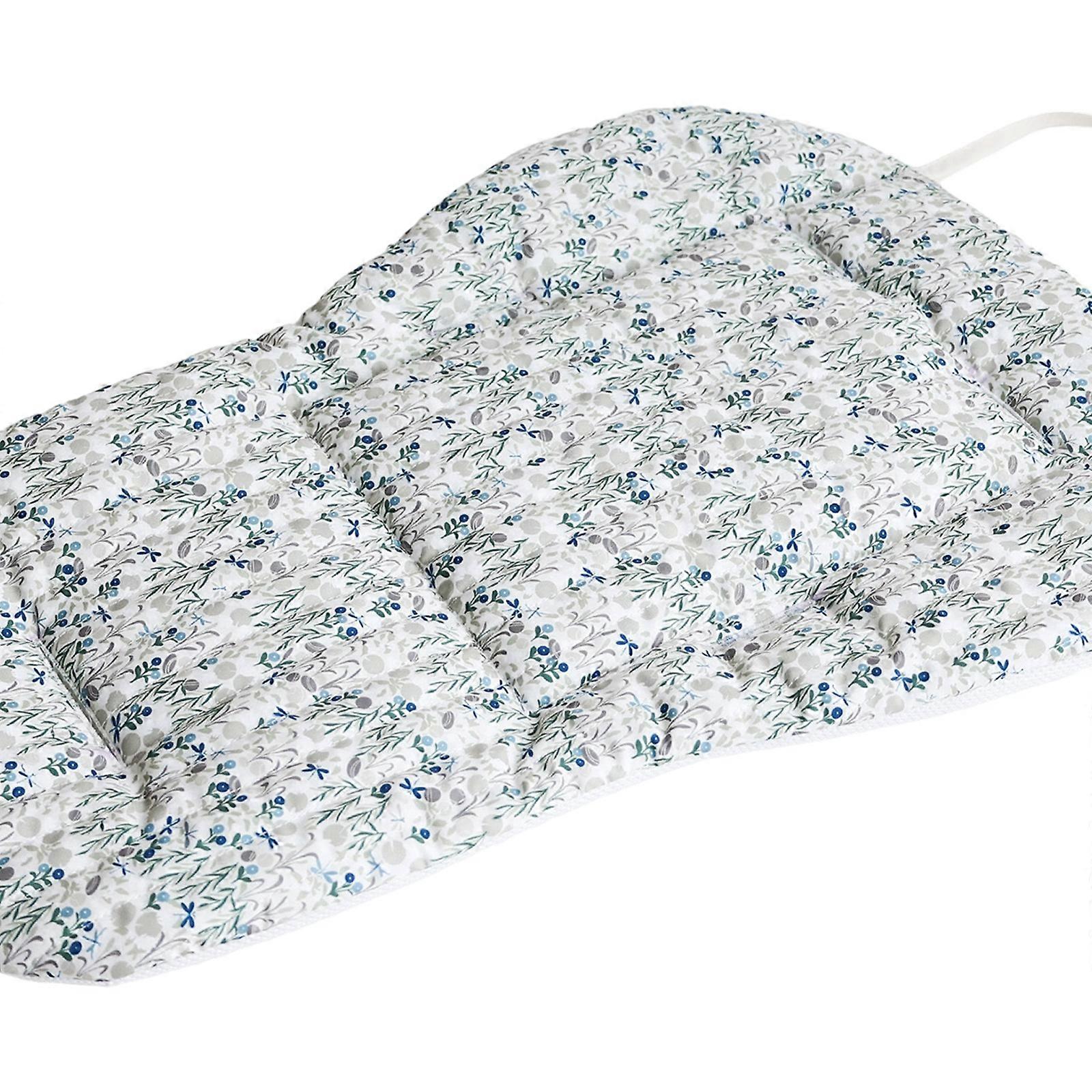 Breathable Strollers Seat Pad Shock Absorption Support Cushion 5-Hole Design for Four Season Enjoy Comfort Multicolor