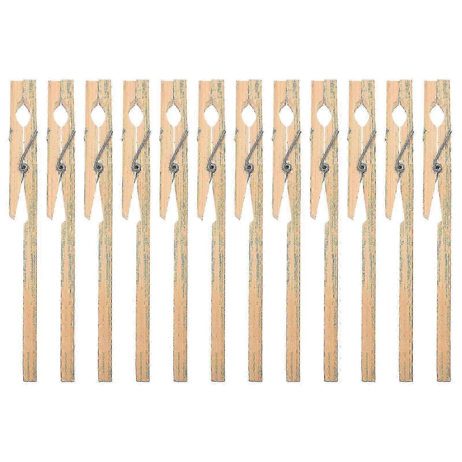 12個の木製ツールビュレット試験管クランプチューブ固定クランプ化学試験管クランプ固定試験管クランプ