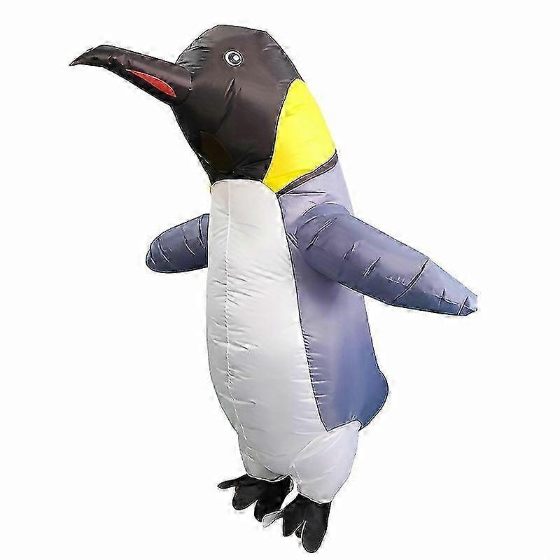 Gray Penguin Inflatable Suit, Adult