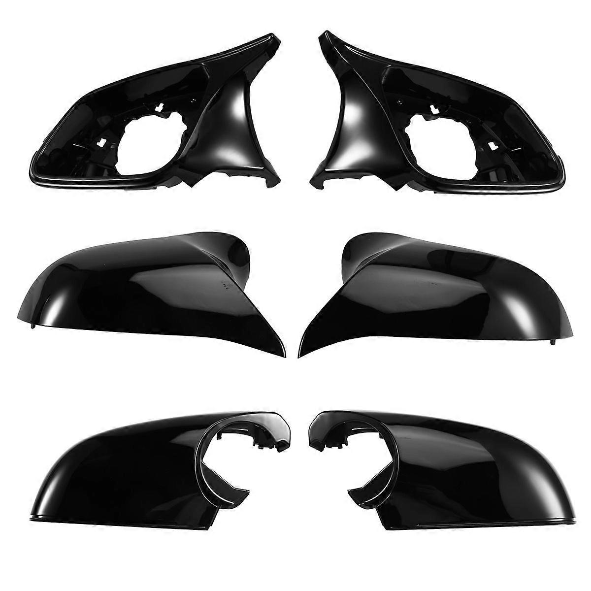 Black Rearview Mirror Cover Caps for 1 2 3 4 X Series F20 F22 F23 F30 F35 F34 F32 F33 F36 E84 I3 F87