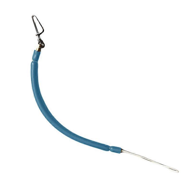 Spearguns Bungee, Spearfishing Shock Cord Spearguns Bungee 360 Degrees Connector Rebounds Latex Bungee with Snap Swivel  Blue