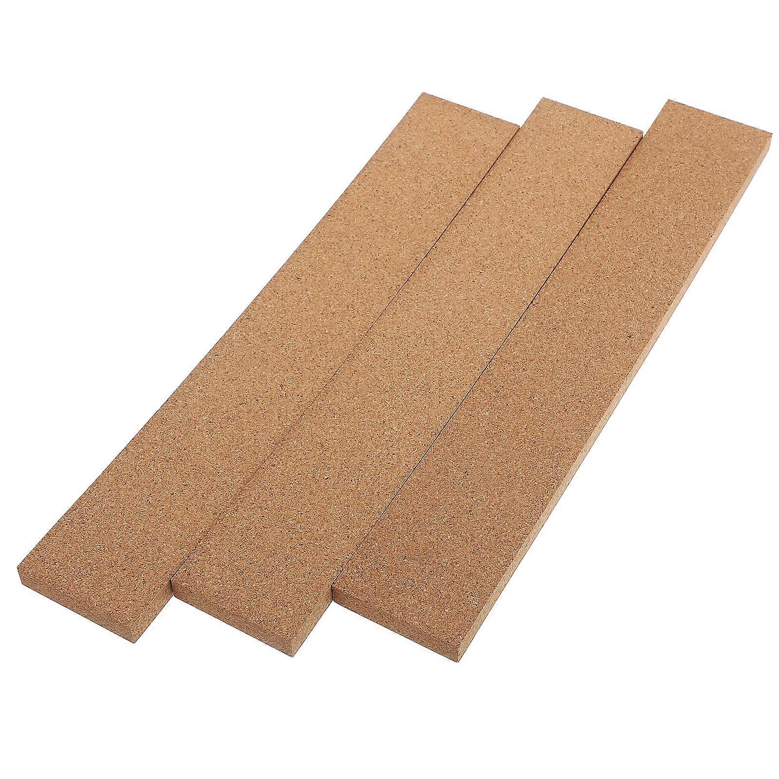 Coffee Cork Strips for Wall Adhesive Bulletin Board Practical 3Pcs Set