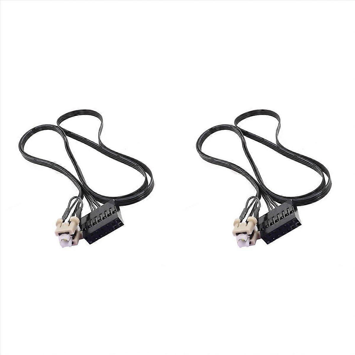 2X Computer Chassis 14Pin Reset Power Switch Cable with on Off Button for E73 E74 A4600K