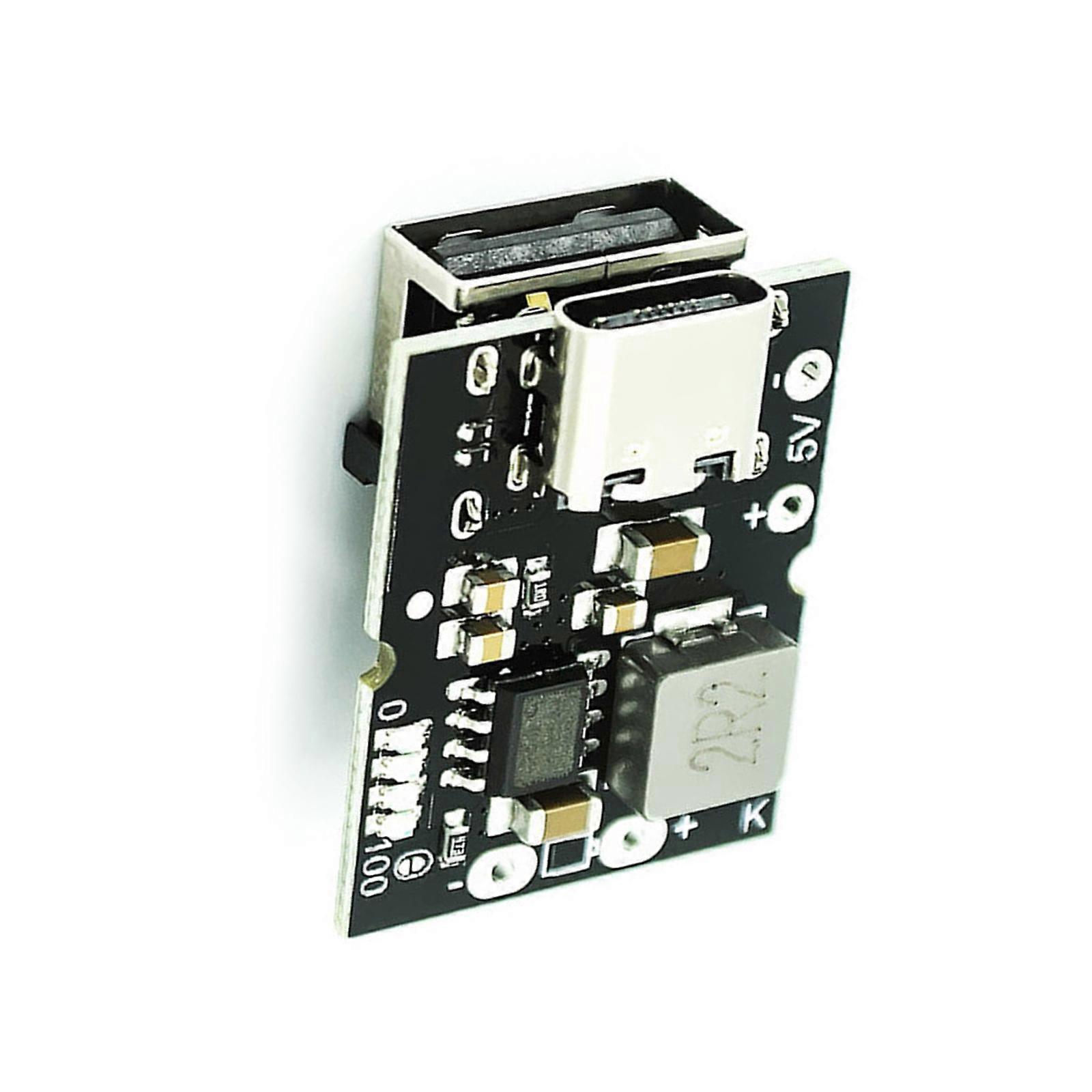 10Pcs 2A 5V Charge Discharge Integrated Module Board Mobile Power Board Module for 4.20V Lithium Battery Charge Multicolor