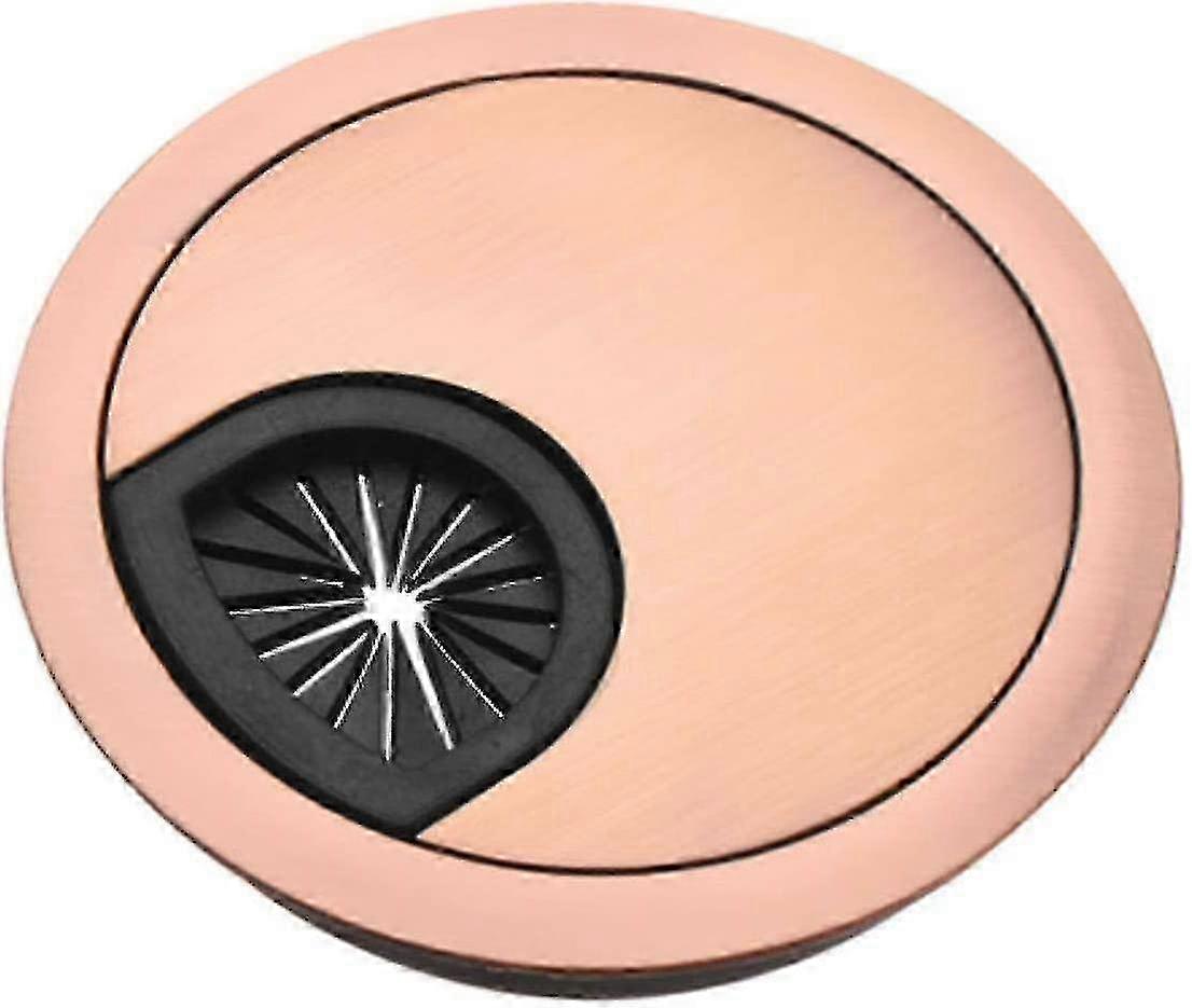 4pcs Desk Cable Grommet Covers - Tidy Computer Wires on Table Surface