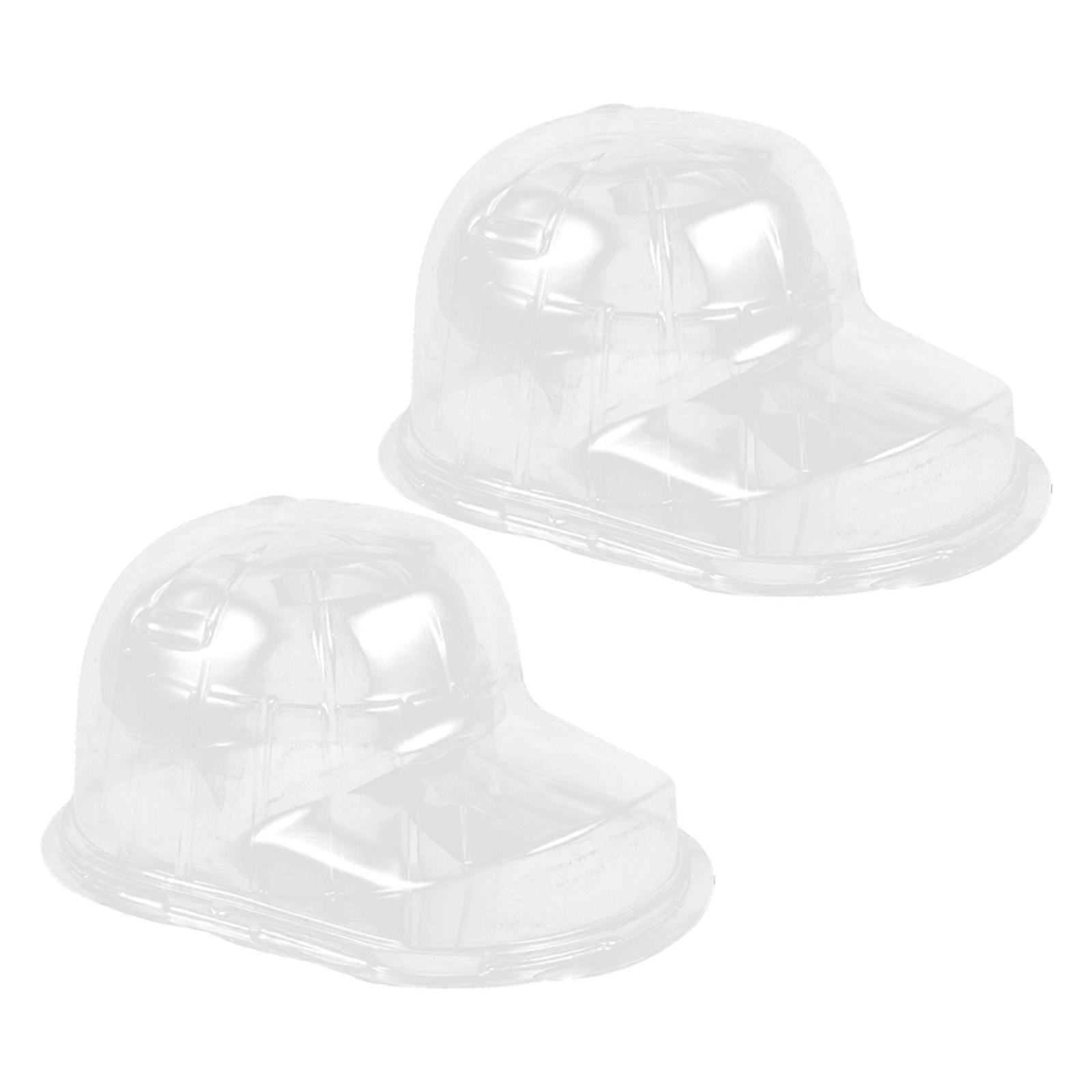 Baseball Cap Shaper Hat Display Holder for 4Pcs Transparent Hat Rack