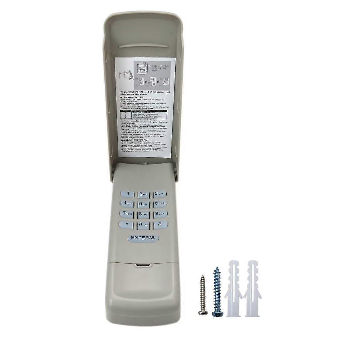 Universal Garage Door Opener Keypad Wireless Entry Compatible with Craftsman