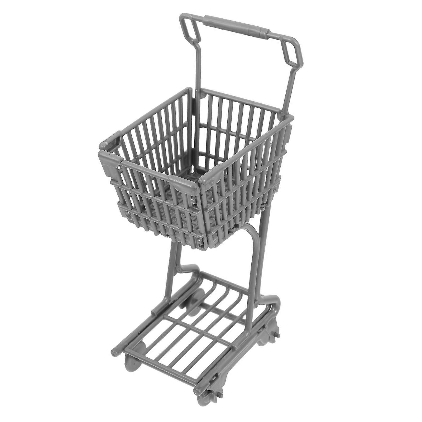 Mini Shopping Cart for Kids with Handle for Storage and Play
