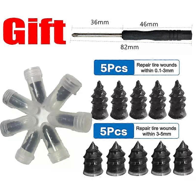 10-30 יחידות רכב אופנוע ואקום תיקון צמיגים ציפורניים משאית קטנוע אופני אוניברסלי צמיג תיקון פנצ'ר גומי מתכת מסמרים אביזרים