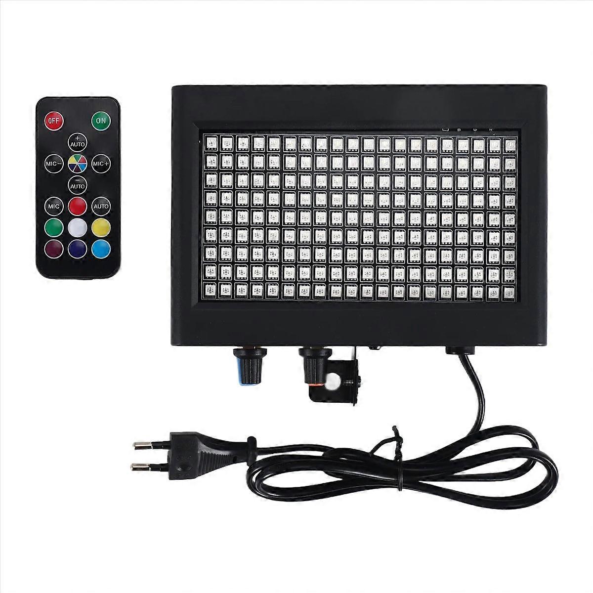 180 Leds Strobe Light Remote Sound Control Speed Adjustable (Eu Plug)
