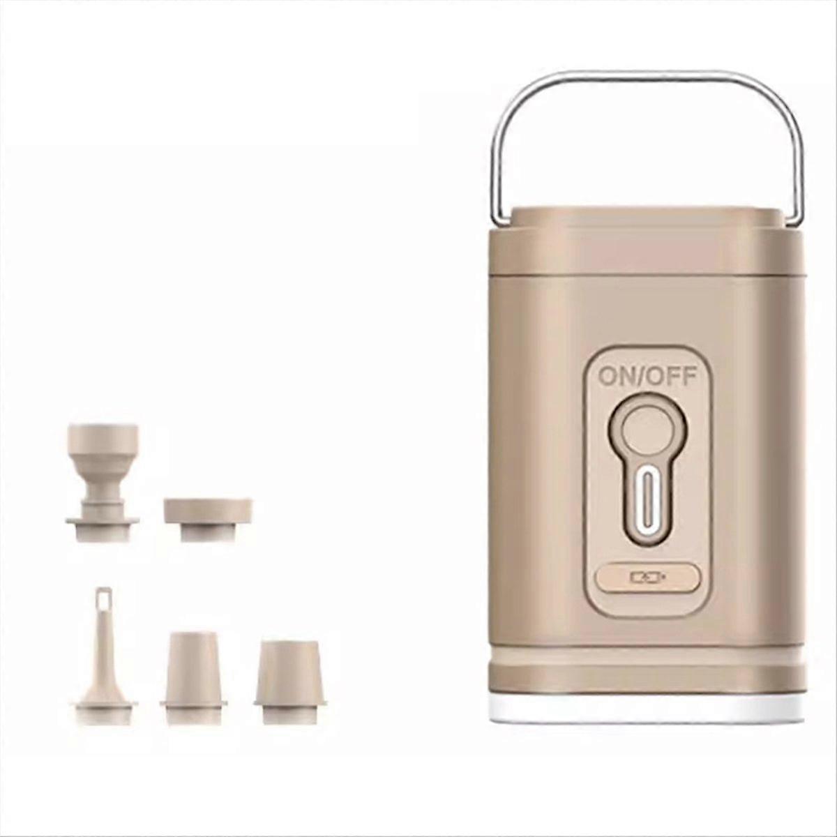 Electric Air Pump with Lights Wireless Air Compressor USB Charging B