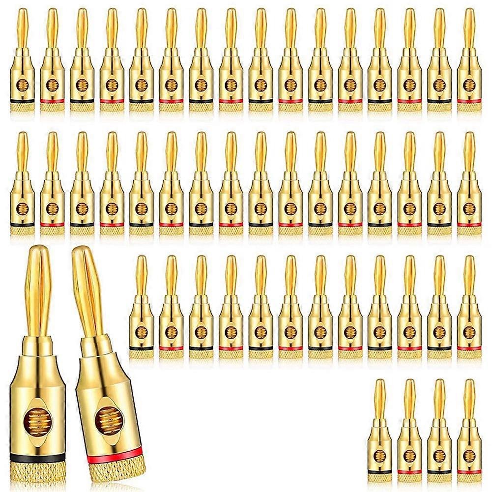 4mm Banana Plug Musical Cable Wire Audio Speaker Adapter