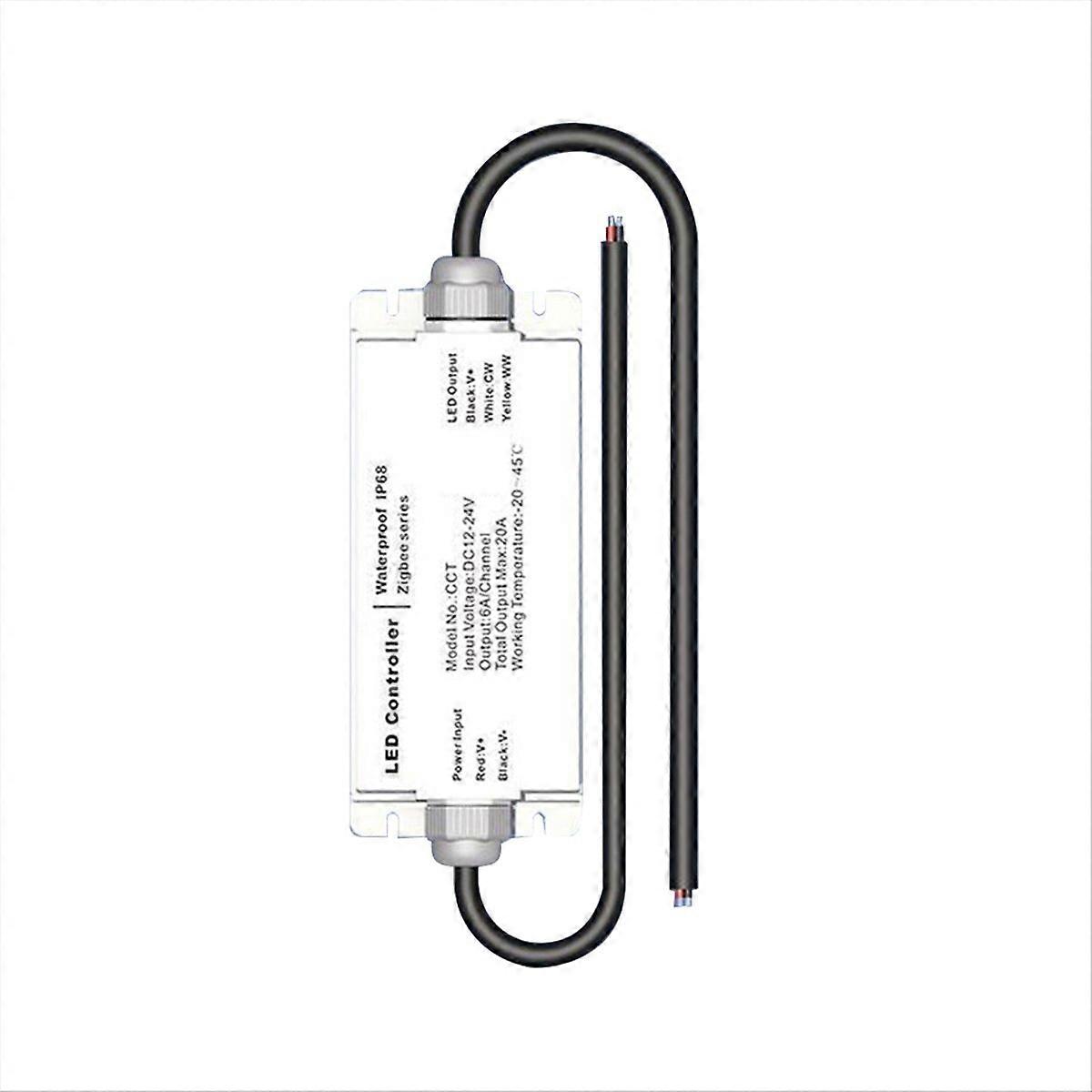 Tuya Zigbee DC12V 24V LED Strip Waterproof Controller IP68 CCT