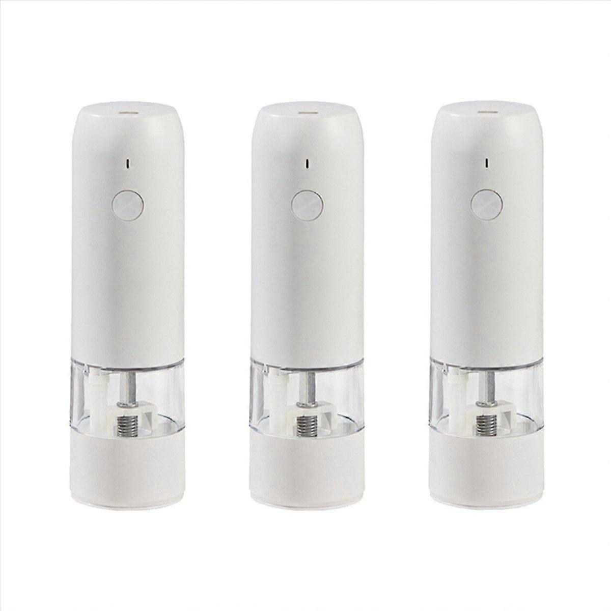 Electric Automatic Mill Pepper and Salt Grinder Grinder Mill(White)