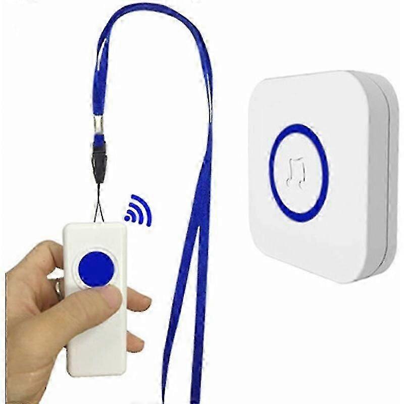 Wireless Personal Alarm Bracelet with Call Button & 330m Range for Elderly Care