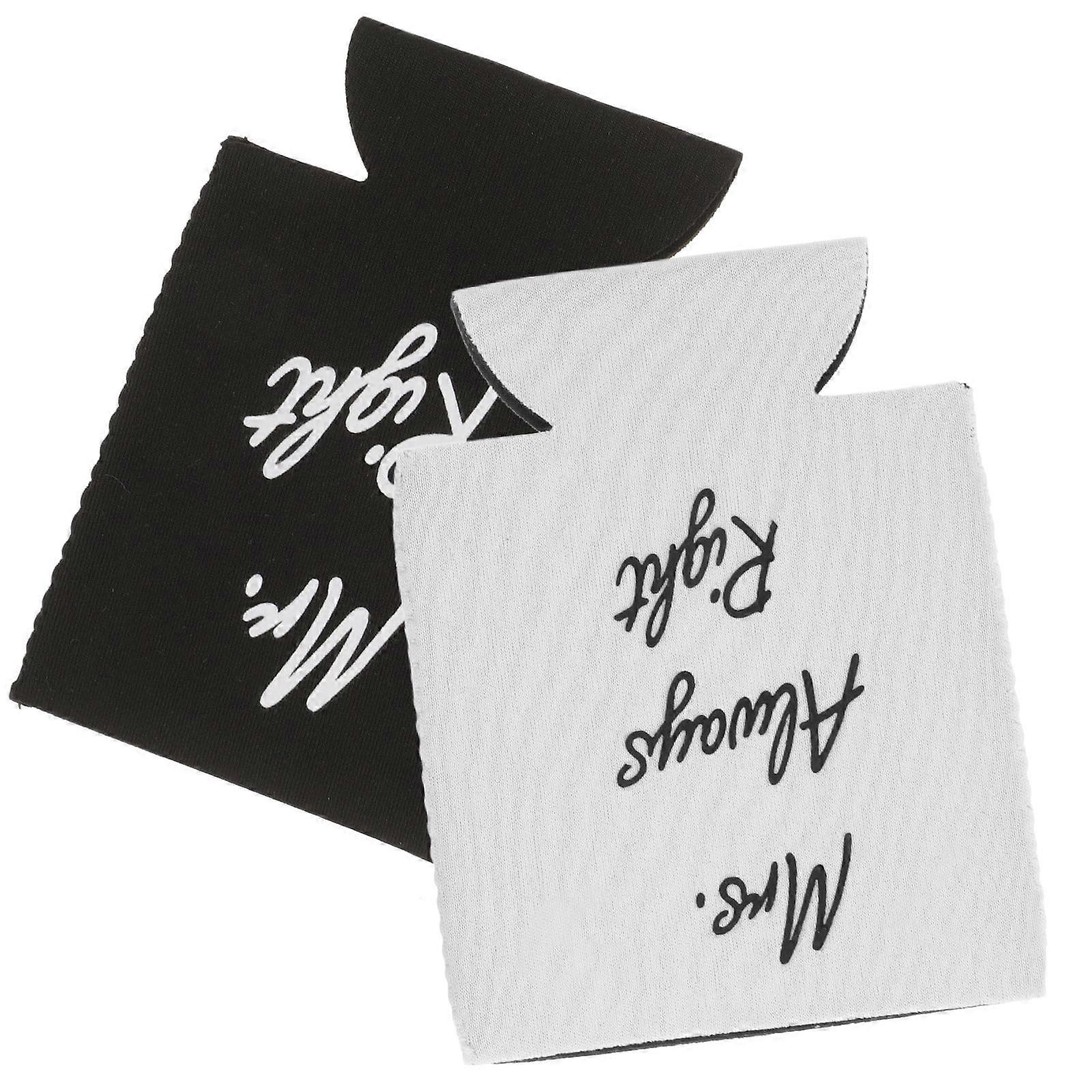 Funny Can Coolers Sleeves 2Pcs Wedding Can Cooler Set For Couples And Assorted Color Temperature Control