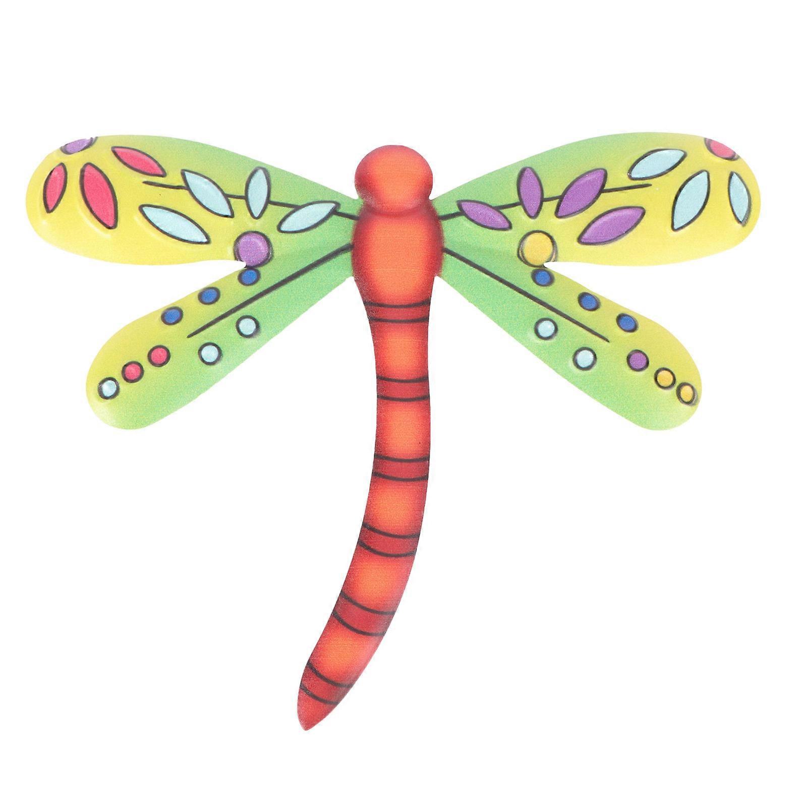 Dragonfly Pendant Iron Hanging Decor for 2Pcs Wall Decoration