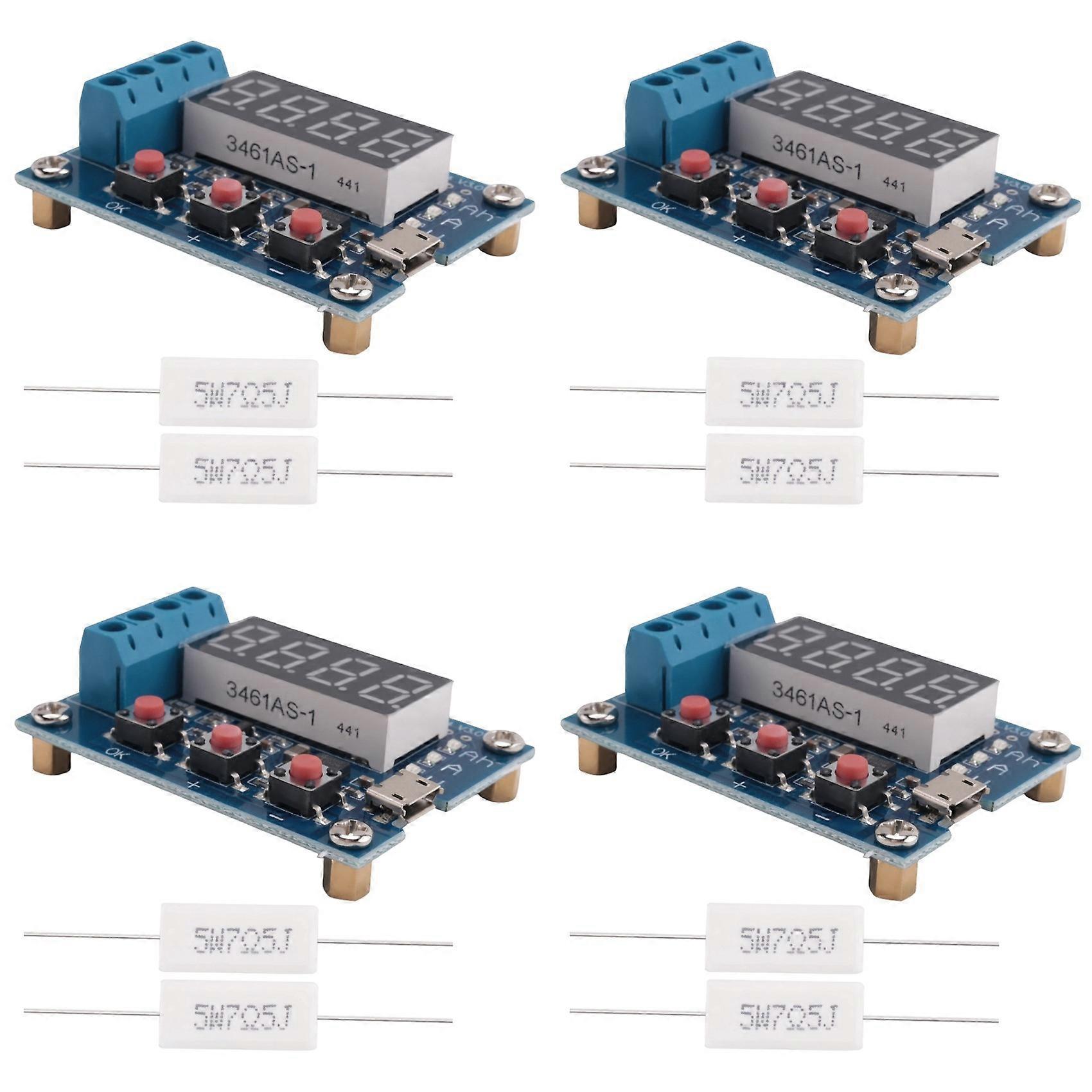 4X ZB2L3 18650 Battery Tester External Load Discharge Type 1.2-12V Battery 18650 Equal Capacity Tester Discharge Meter