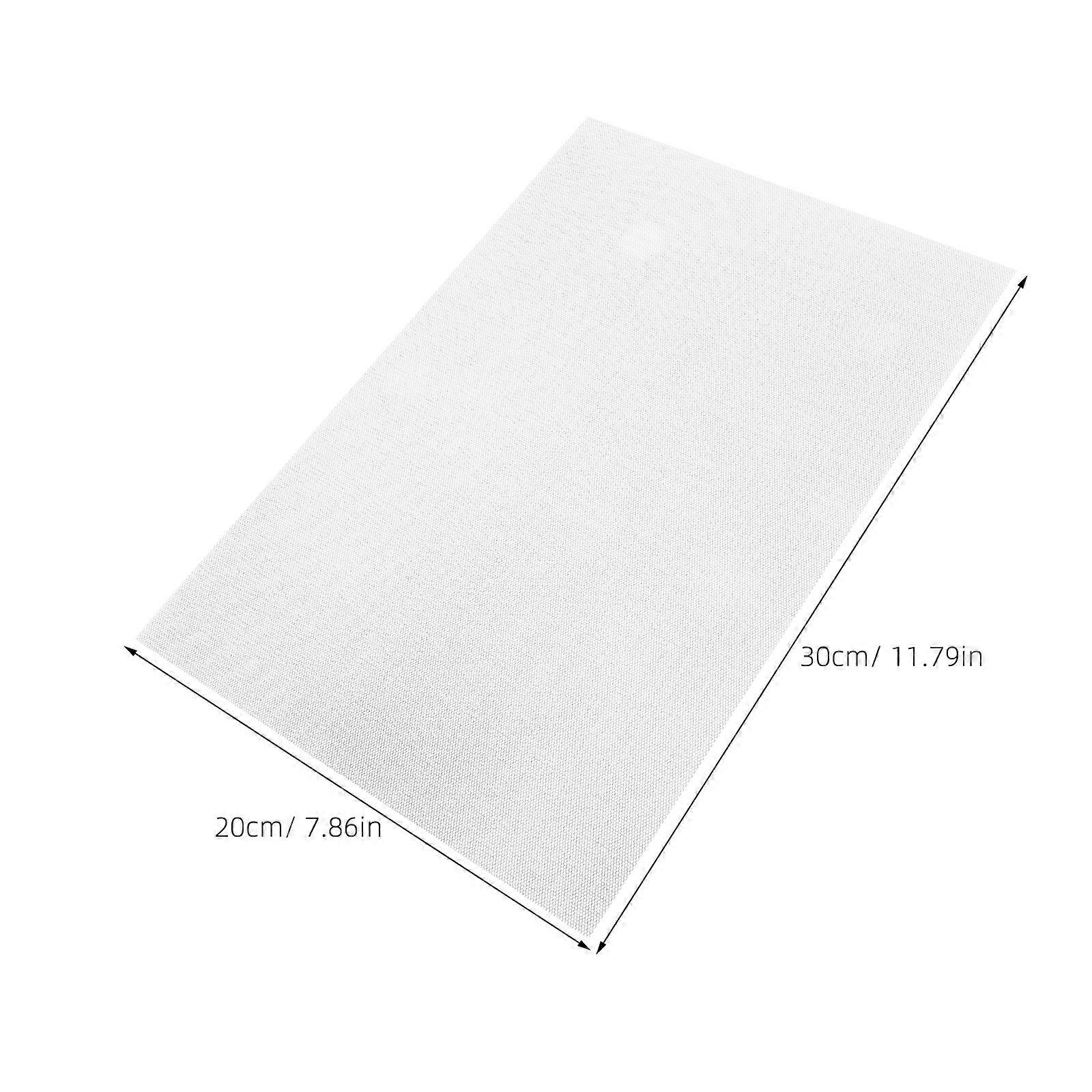 Waterproof Plastic Eye Mesh Sheet for Crafts 10 Sheets White PVC Material
