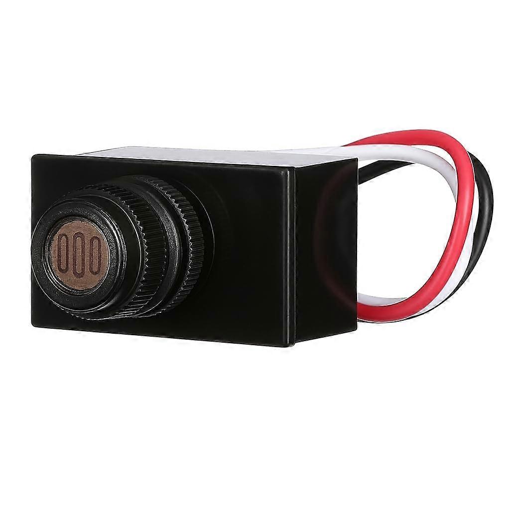 Outdoor Light Controller with Photocell Sensor, Weatherproof Dusk to Dawn Switch for Home Security