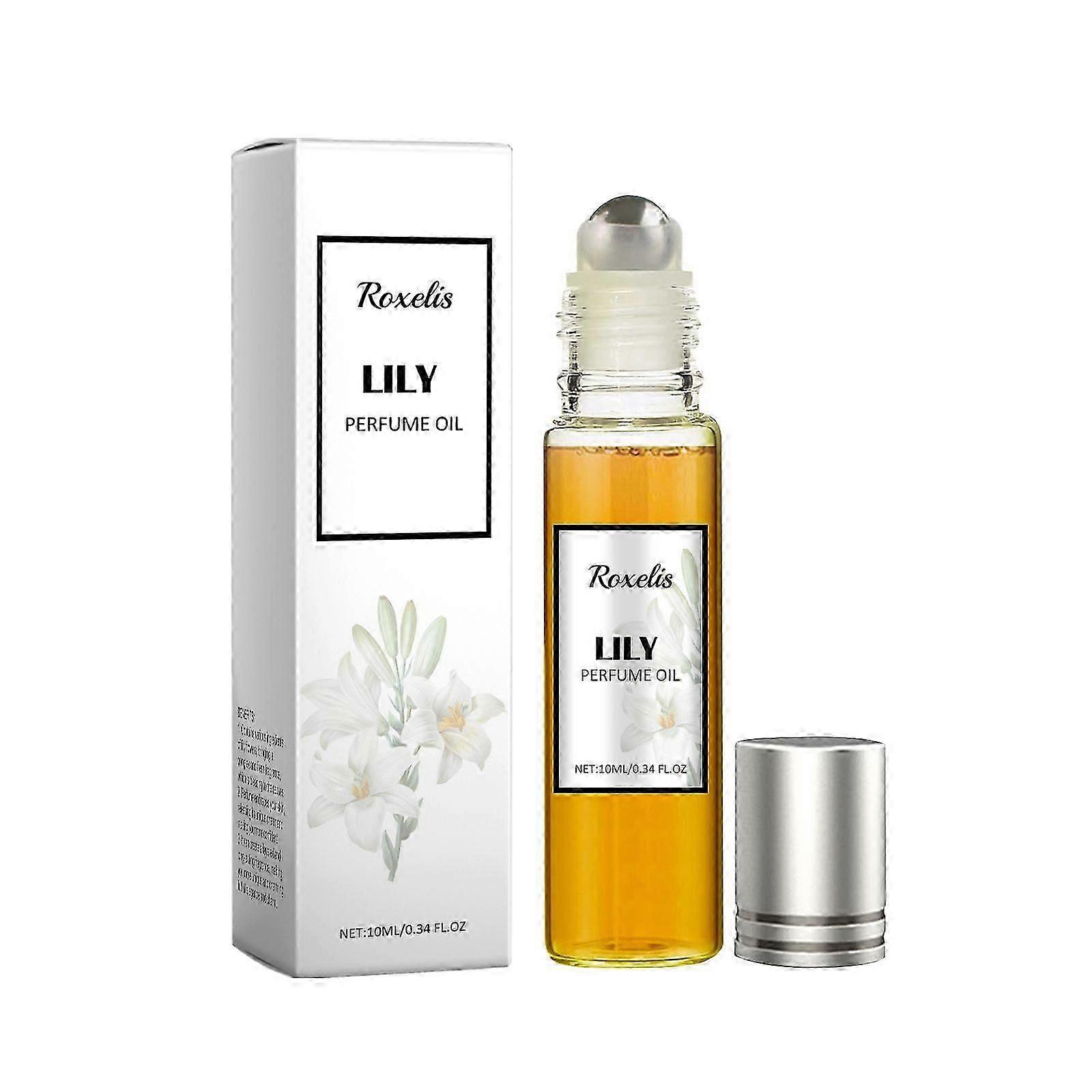 Long-Lasting Pheromone Lily Perfume - Portable 10ml, Fresh Floral Fragrance for All Occasions