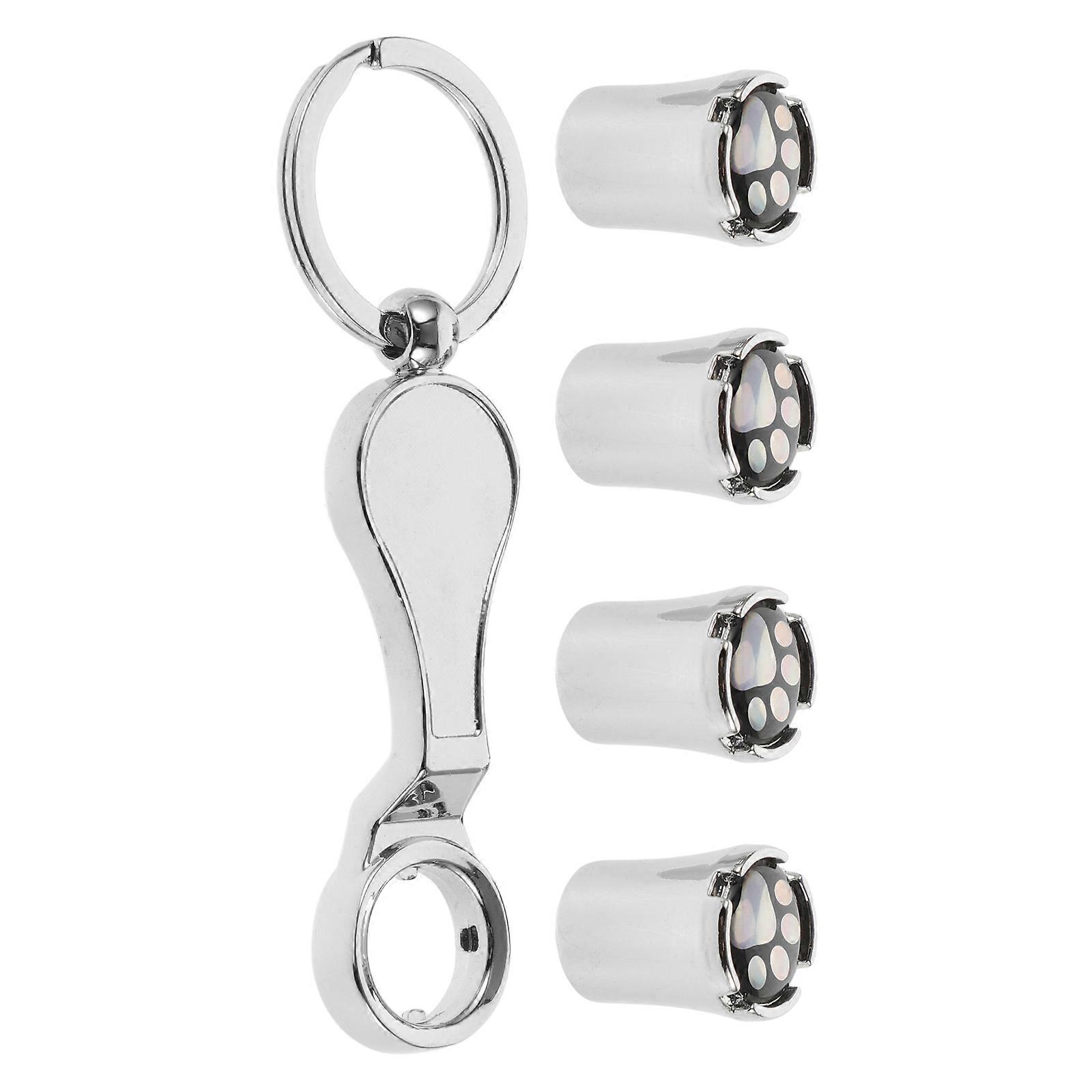 Tire Valve Caps Tire Valve Stem Cap for Car Use 1Set Vehicle Accessory